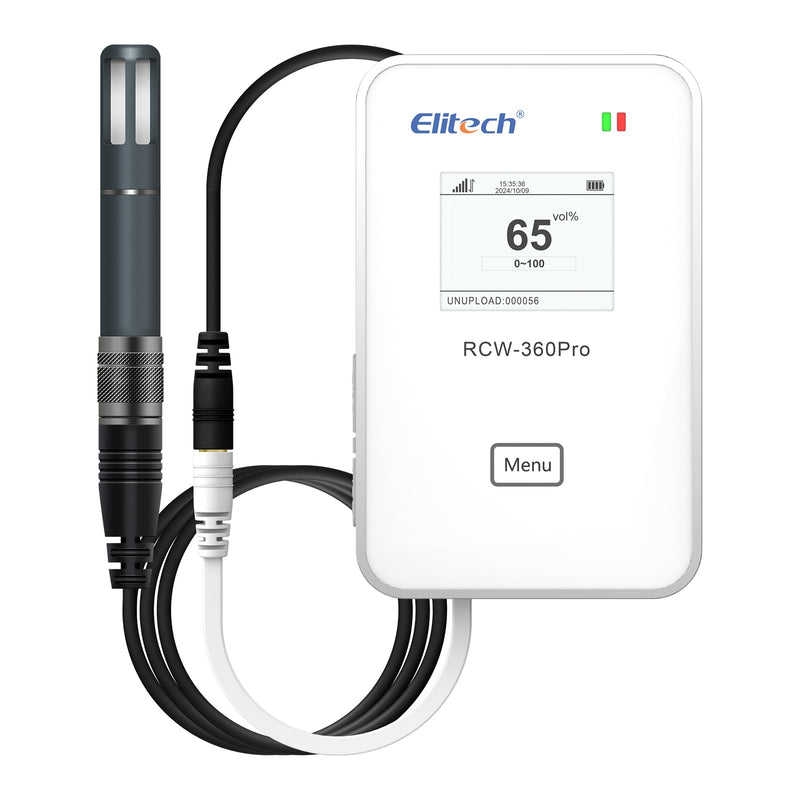 Elitech External Carbon Dioxide Probe, CO2 Probe Matches with RCW - 360Pro Device only - Elitech Technology, Inc.