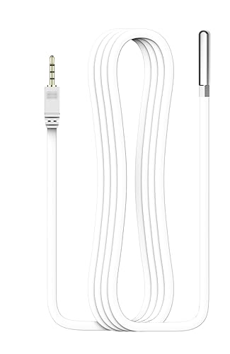 Elitech External Temperature Probe, Temperature Sensor Matches with RCW - 360Pro Device only, Monitor - 40~176℉( - 40~80℃), Audio Plug Connector, 16.4ft - Elitech Technology, Inc.