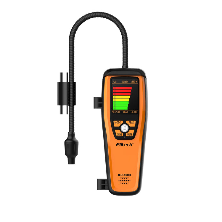 Elitech HVAC Refrigerant Leak Detector Heated Diode Sensor Life Halogen Freon Sniffer, Air Conditioning Detection, Automotive Gas Finder, R22 R410A R134A R1234YF CFCs HCFCs HFCs, ILD-100H - Elitech Technology, Inc.