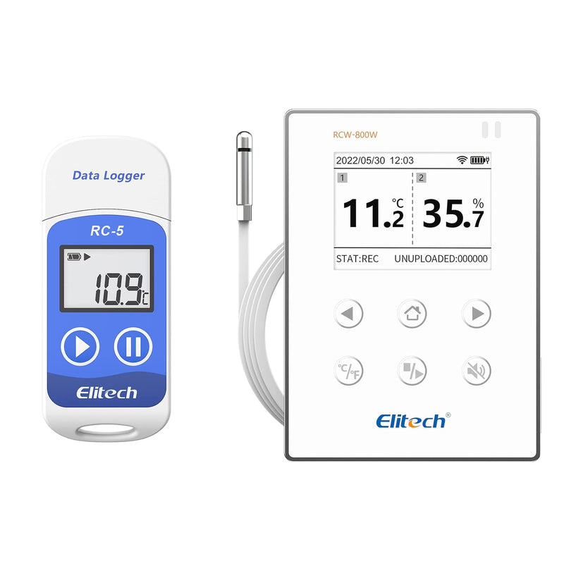 Elitech RC-5 USB Temperature Data Logger +Wireless Digital Data Logger RCW-800W-THE - Elitech Technology, Inc.