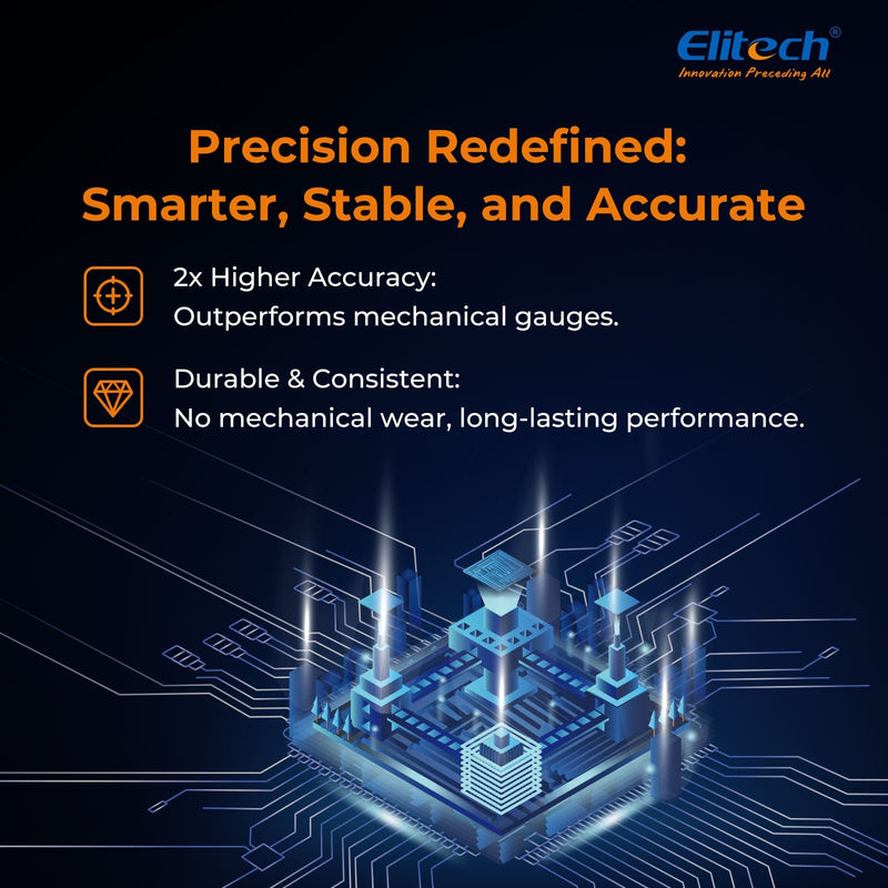 (Pre - order) Elitech Digital Manifold Gauge for HVAC, Refrigeration & AC Systems – Pressure & Temperature Measurement, LCD Display, DMG - 2SE - Elitech Technology, Inc.