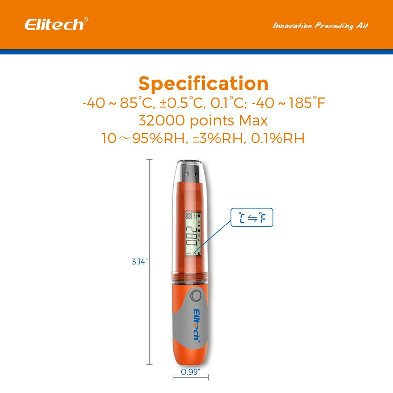 Elitech RC-5+ USB Real Time Temperature Data Logger - Elitech UK — ElitechEU