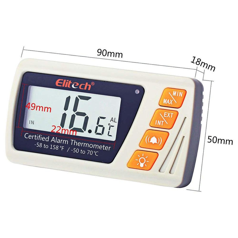 Elitech BT-3 LCD Indoor/Outdoor Digital Hygrometer Thermometer with Cl –  Elitech Technology, Inc.