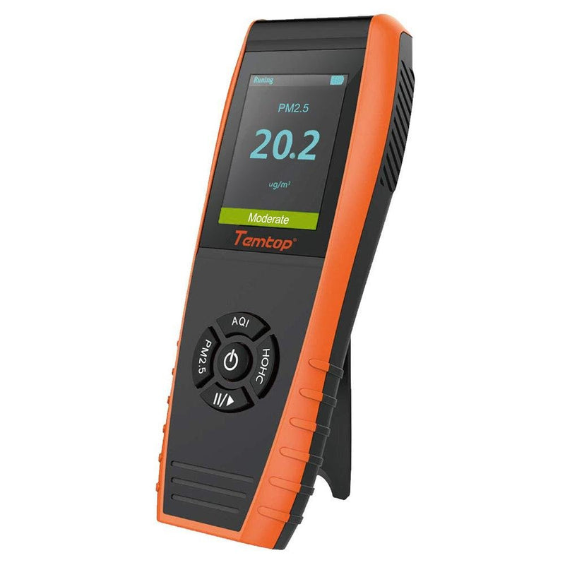 Temtop LKC-1000E PM2.5 PM10 AQI Monitor Formaldehyde Air Quality